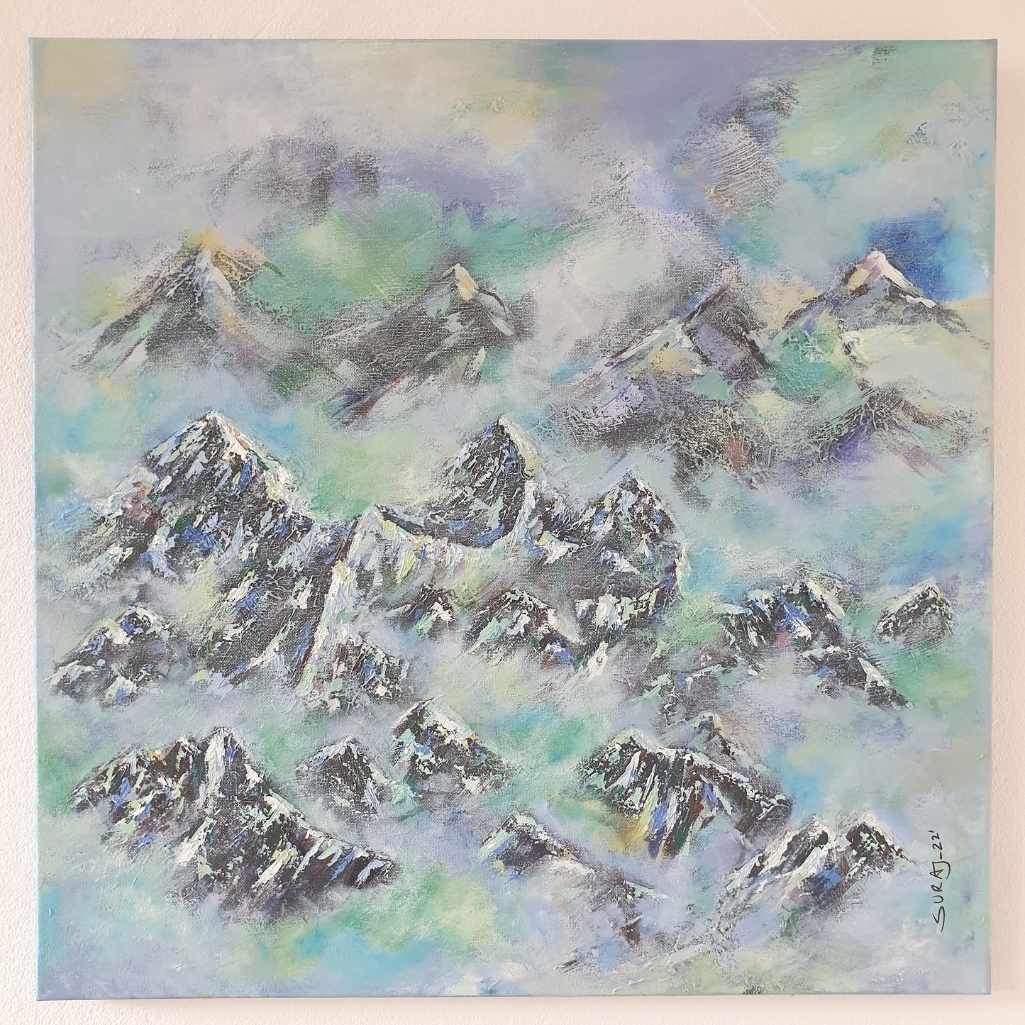 Acrylic on Canvas | Art by Suraj Sainju | Art Plads