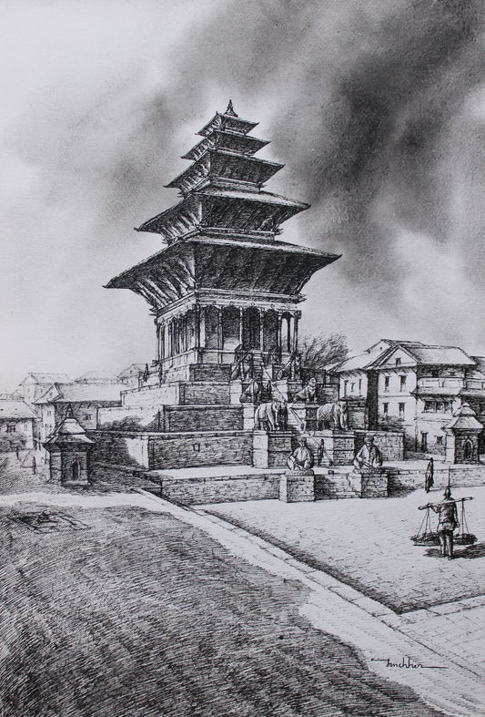 Nyatapola Temple in Bhaktapur Nepal