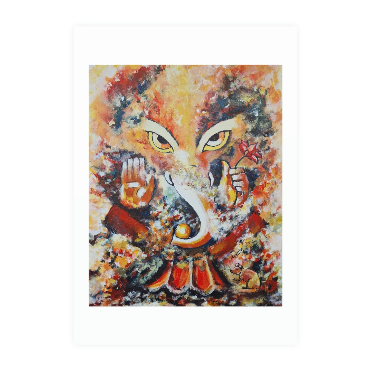 Matte Paper Poster - Art Print - Lord Ganesha