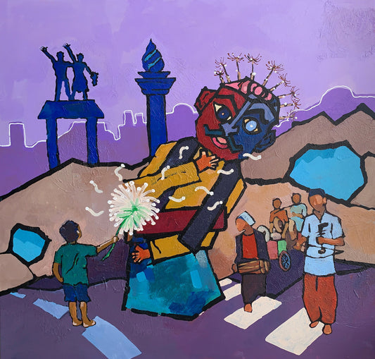 A Child, A Dandelion, A Lot of Hopes