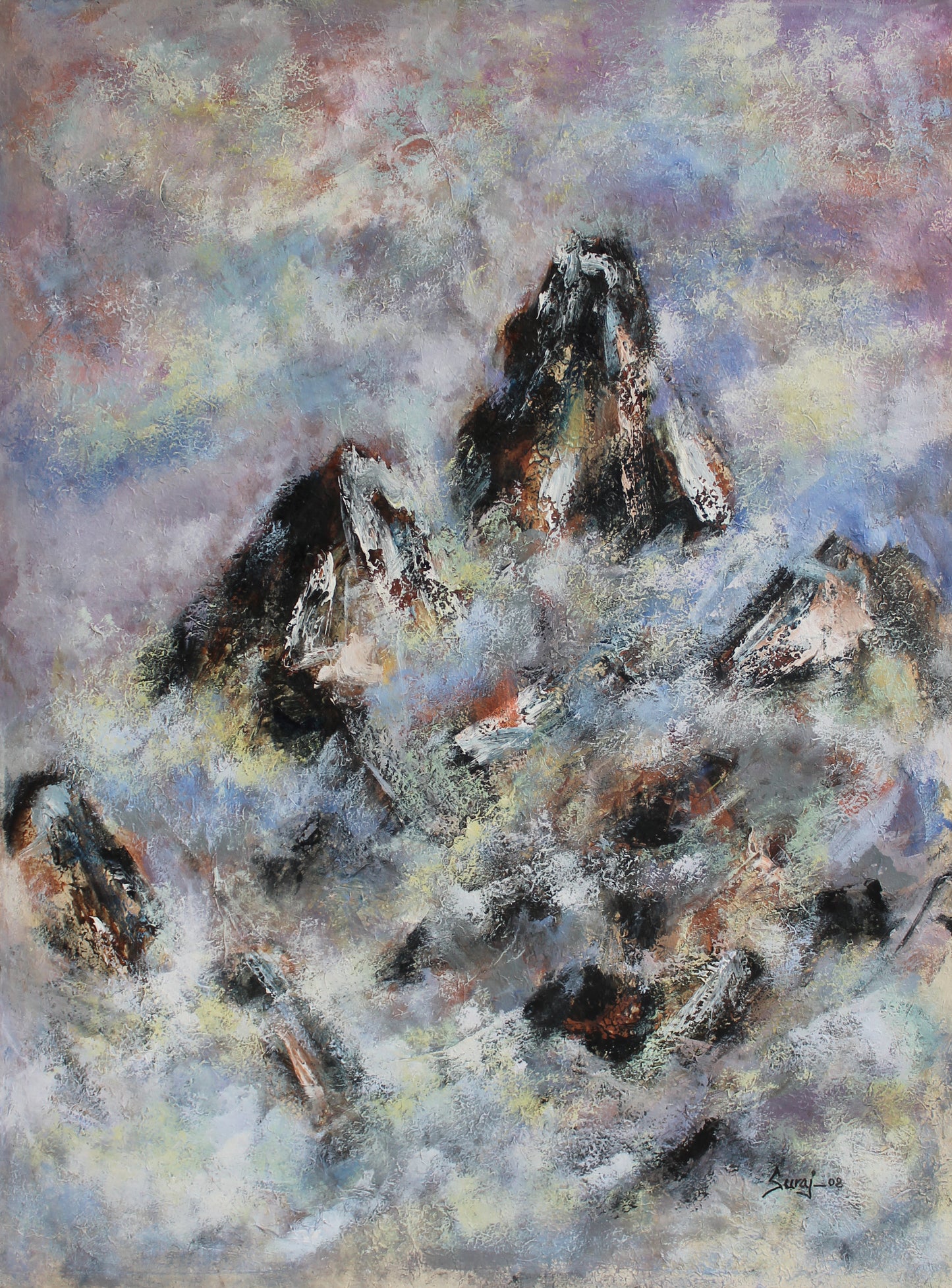 Impression Mount Amadablam|Art by Suraj Sainju