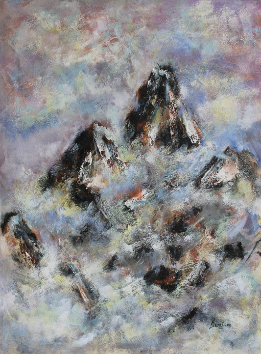Impression Mount Amadablam|Art by Suraj Sainju
