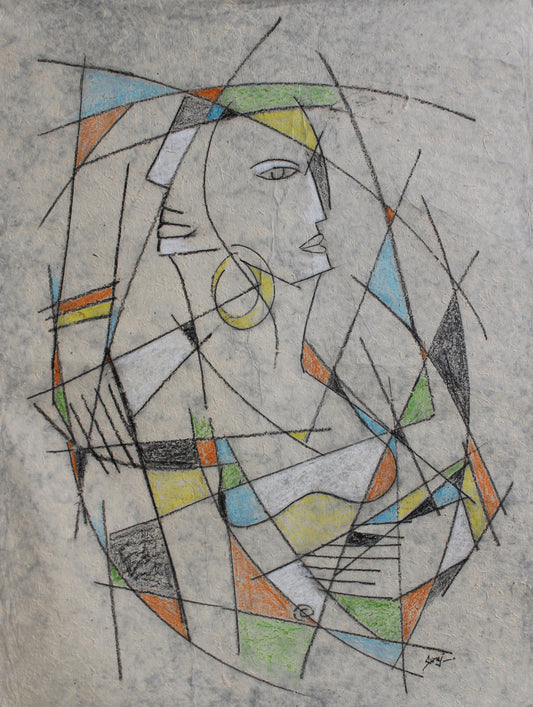 Mystical Love, rice paper art