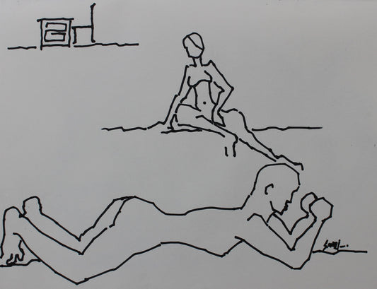 Waiting | Art Plads | Art by Suraj Sainju