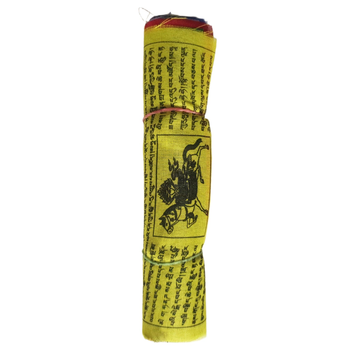 Tibetan Buddhist Prayer Flag - Medium Roll of 25 Flags (11 x 17 cm)