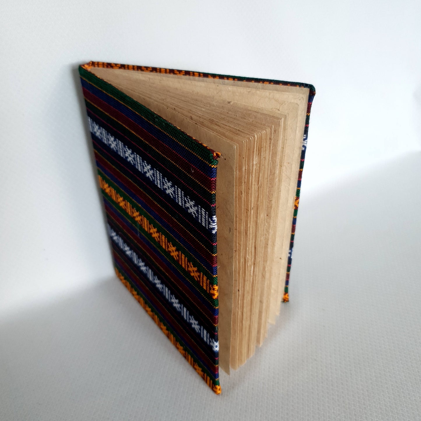 Handmade Paper Notebook Dhaka Fabric Cover