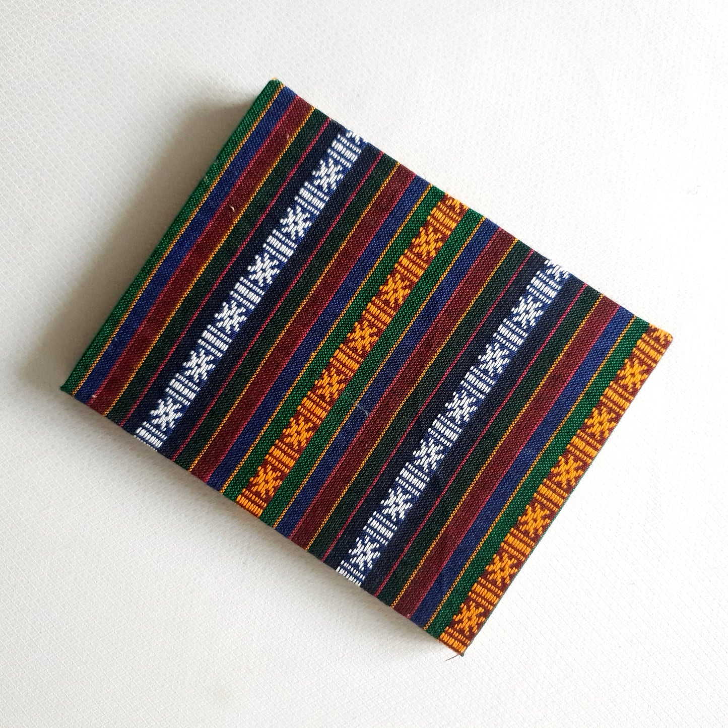 Handmade Paper Notebook Dhaka Fabric Cover