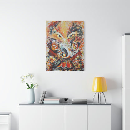 Matte Canvas, Stretched, 1.25" - Art Print - Lord Ganesha