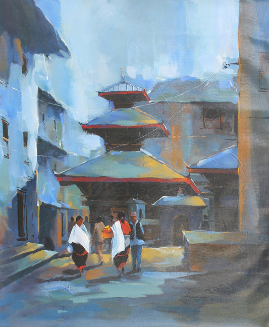 street view from Bhaktapur, Nepal