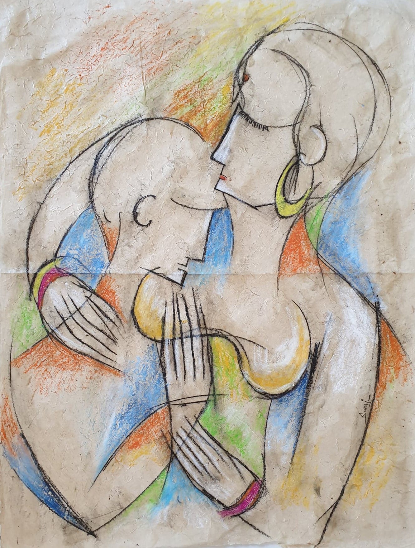  couple in love and have feelings for each other Art Plads Suraj Sainju