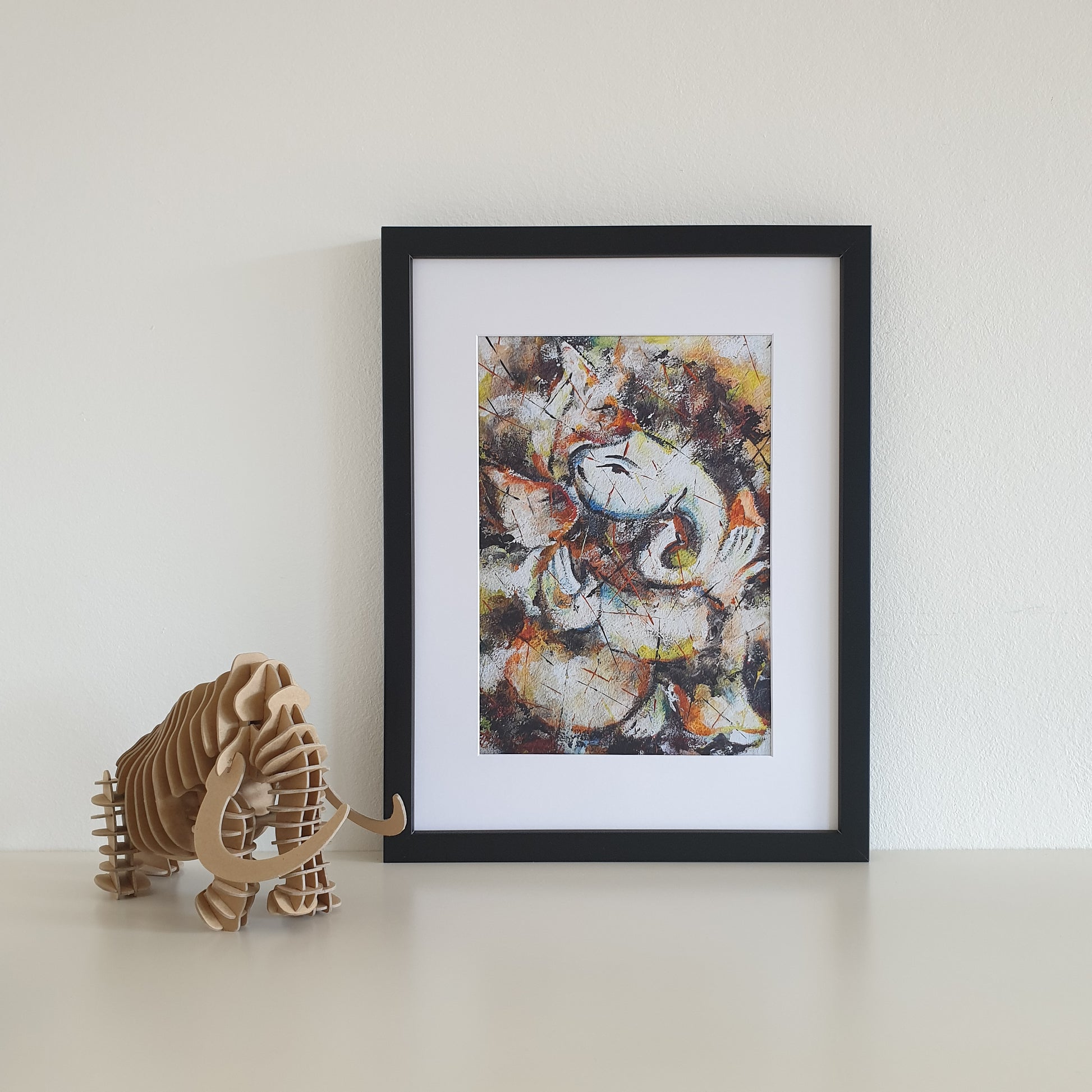 Art Print | Lord Ganesha, elephant-headed Hindu god of beginnings