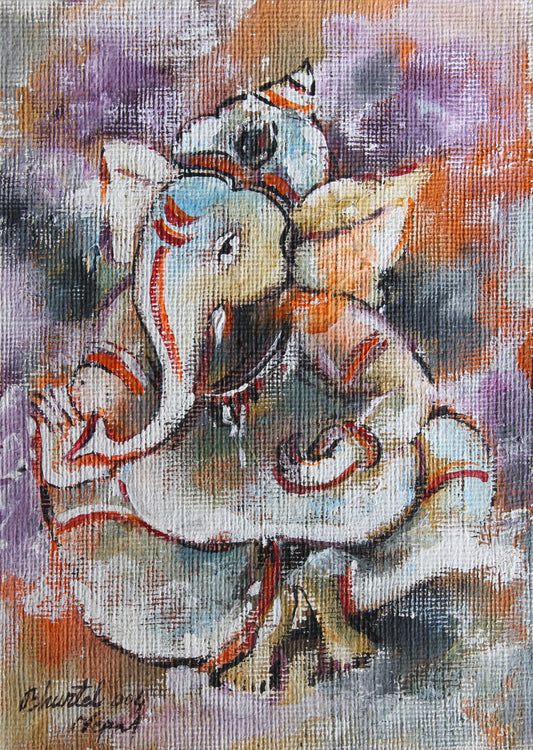 Ganesha, an elephant-headed Hindu God