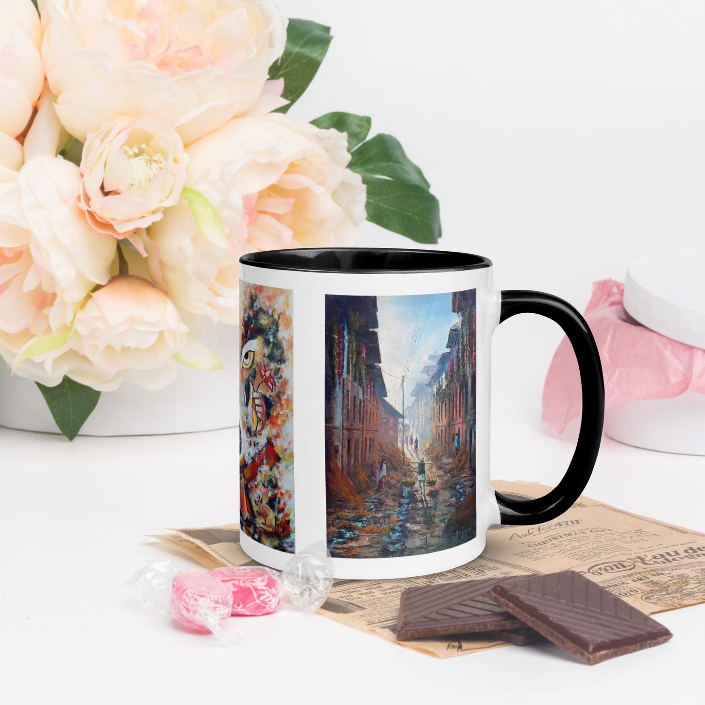 Mug with Color Inside - Art Print - Glimpse of Nepal
